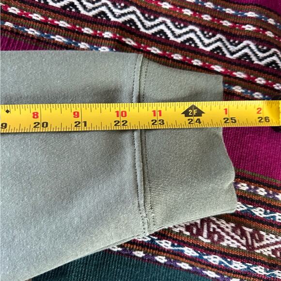 Quiksilver Men's Crew Neck Long Sleeve Sweatshirt Green NWT - Picture 10 of 10